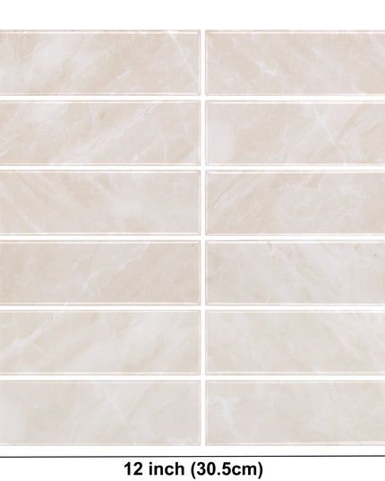 Peel and Stick Wall Tile Stickers Strong Adhesive Wallpaper DIY for Kitchen &Bathroom Backsplash Bathroom RVs Decoration