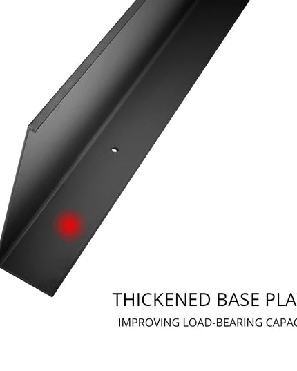 Matt Black Wall Shelf Bathroom Shelves Bathroom Accessories 30-50cm Modern Kitchen Shower Bath Storage Rack Wholesale Promotion