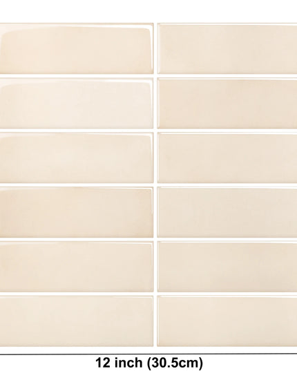 Peel and Stick Wall Tile Stickers Strong Adhesive Wallpaper DIY for Kitchen &Bathroom Backsplash Bathroom RVs Decoration