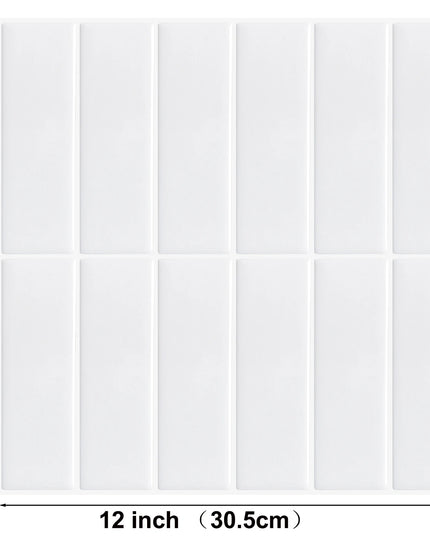 Peel and Stick Wall Tile Stickers Strong Adhesive Wallpaper DIY for Kitchen &Bathroom Backsplash Bathroom RVs Decoration
