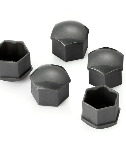 20Pcs Universal 17mm Plastic Car Wheel Nut Covers Bolt Caps For Audi A3 A4 B8 B9 A5 Q3 Q5 Q7 A6 A7 Auto Accessories