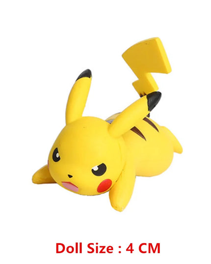 Pokemon 4-13Cm New Cartoons Movie Anime Figure Pikachu Mewtwo Charmander Blastoise Gurado Pet Action Model Toy Gifts