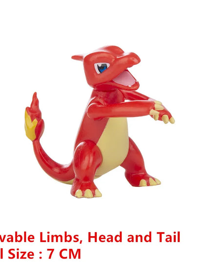 Pokemon 4-13Cm New Cartoons Movie Anime Figure Pikachu Mewtwo Charmander Blastoise Gurado Pet Action Model Toy Gifts