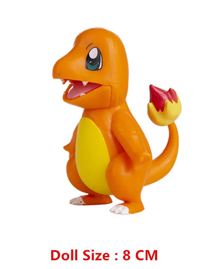 Pokemon 4-13Cm New Cartoons Movie Anime Figure Pikachu Mewtwo Charmander Blastoise Gurado Pet Action Model Toy Gifts