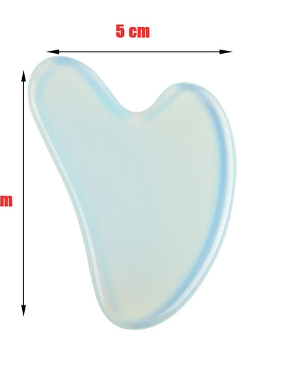 Natural Stone Jade Gouache Scraper Rose Quartz Facial Gua Sha Tools Neck Massager for Face Lifting Wrinkle Remover Beauty Health