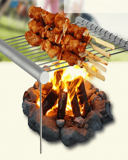 New Arrive Mini Pocket BBQ Grill Portable Stainless Steel BBQ Grill Folding BBQ Grill Barbecue Accessories For Home Park Use 2