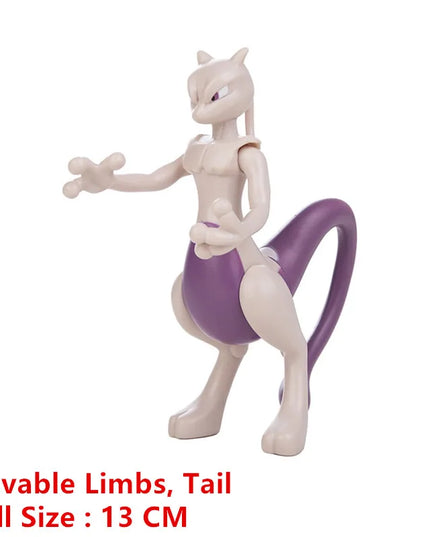 Pokemon 4-13Cm New Cartoons Movie Anime Figure Pikachu Mewtwo Charmander Blastoise Gurado Pet Action Model Toy Gifts