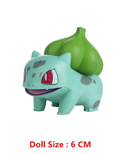 Pokemon 4-13Cm New Cartoons Movie Anime Figure Pikachu Mewtwo Charmander Blastoise Gurado Pet Action Model Toy Gifts