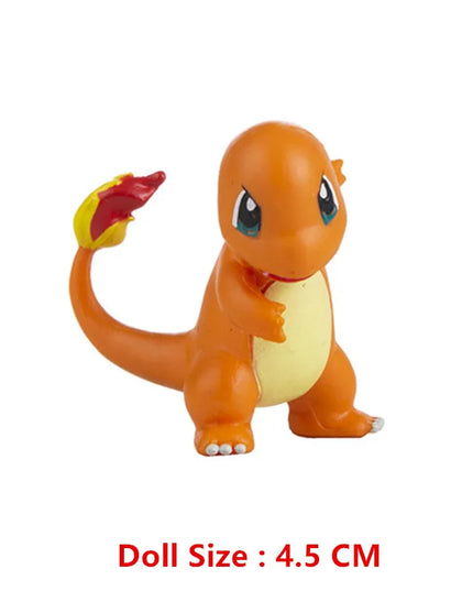 Pokemon 4-13Cm New Cartoons Movie Anime Figure Pikachu Mewtwo Charmander Blastoise Gurado Pet Action Model Toy Gifts