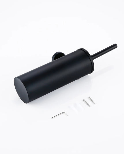 Black Stainless Steel Wall-Mounted Bathroom Accessories Toilet Brush