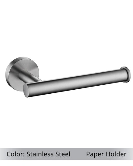 Brushed Gold Bathroom Accessories Set Hardware Kit Wall Mount Hand Towel Bar Rack Toilet Roll Paper Holder Robe Hook Hanger