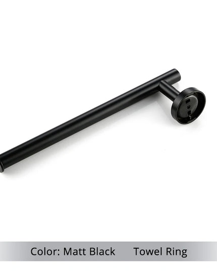 Brushed Gold Bathroom Accessories Set Hardware Kit Wall Mount Hand Towel Bar Rack Toilet Roll Paper Holder Robe Hook Hanger