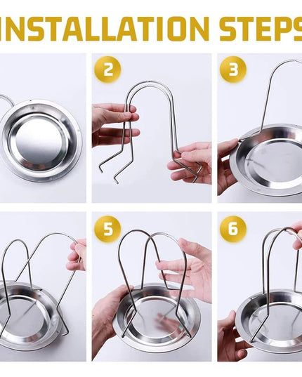 LMETJMA Chicken Roaster Rack With Bowl Carbon Steel Beer Can Chicken Turkey Roaster BBQ Grill Rack Stand Holder Tray KC0229