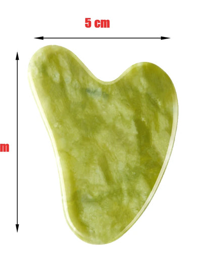 Natural Stone Jade Gouache Scraper Rose Quartz Facial Gua Sha Tools Neck Massager for Face Lifting Wrinkle Remover Beauty Health