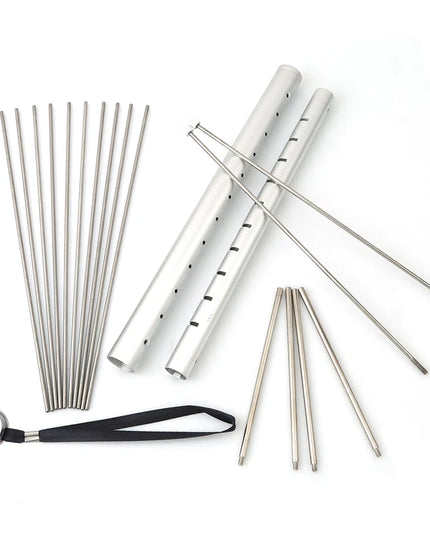 New Arrive Mini Pocket BBQ Grill Portable Stainless Steel BBQ Grill Folding BBQ Grill Barbecue Accessories For Home Park Use 2