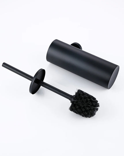 Black Stainless Steel Wall-Mounted Bathroom Accessories Toilet Brush