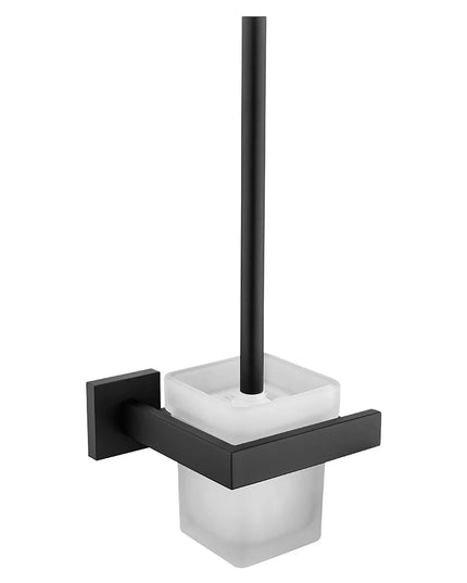 Black Stainless Steel Wall-Mounted Bathroom Accessories Toilet Brush