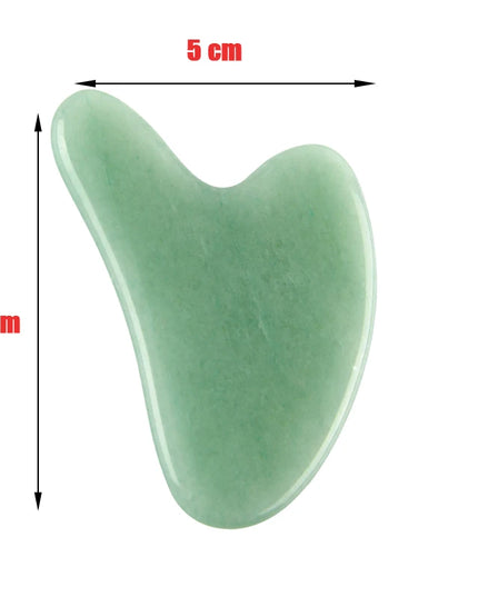 Natural Stone Jade Gouache Scraper Rose Quartz Facial Gua Sha Tools Neck Massager for Face Lifting Wrinkle Remover Beauty Health