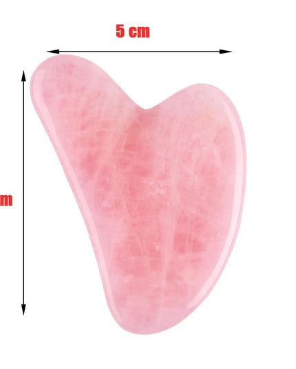 Natural Stone Jade Gouache Scraper Rose Quartz Facial Gua Sha Tools Neck Massager for Face Lifting Wrinkle Remover Beauty Health