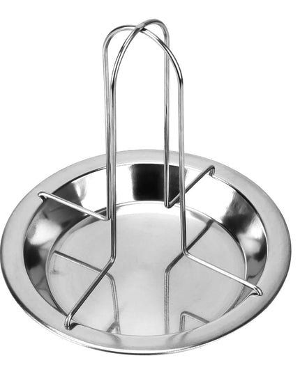 Roasting Grill Stand Chicken Roaster Rack Kitchen Outdoor BBQ Tools Carbon Steel Non-stick Grilled Chicken Plate