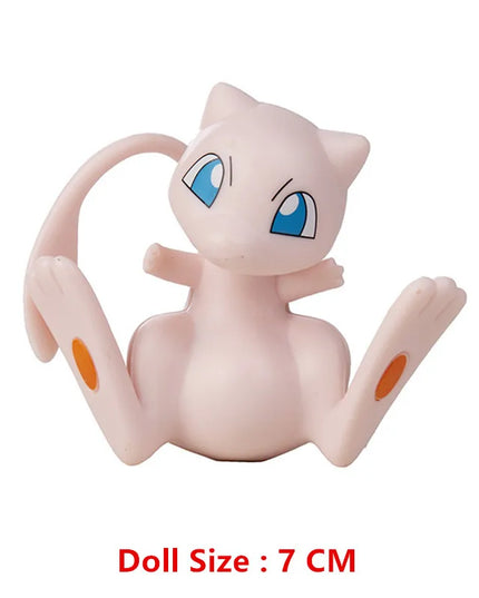 Pokemon 4-13Cm New Cartoons Movie Anime Figure Pikachu Mewtwo Charmander Blastoise Gurado Pet Action Model Toy Gifts