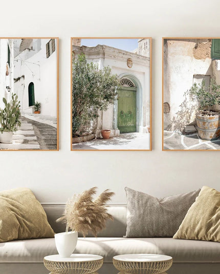 Italy Ancient Architecture Puglia Photography Posters and Prints Travel Gifts Boho Neutral Wall Pictures Canvas Painting Decor