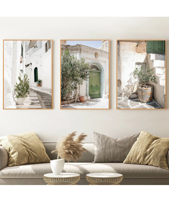 Italy Ancient Architecture Puglia Photography Posters and Prints Travel Gifts Boho Neutral Wall Pictures Canvas Painting Decor