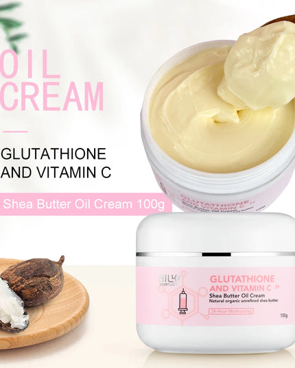 AILKE Whitening And Lightening Cream, Suitable For Face And Body , Shea Butter Oil Natural Intense Hydrating Repair Cracked Skin