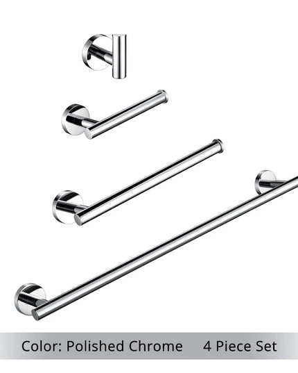 Brushed Gold Bathroom Accessories Set Hardware Kit Wall Mount Hand Towel Bar Rack Toilet Roll Paper Holder Robe Hook Hanger