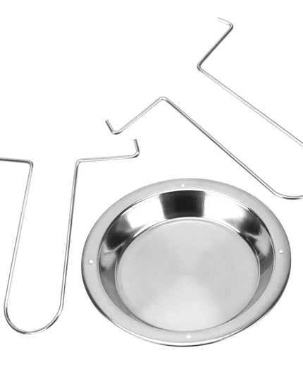 Roasting Grill Stand Chicken Roaster Rack Kitchen Outdoor BBQ Tools Carbon Steel Non-stick Grilled Chicken Plate