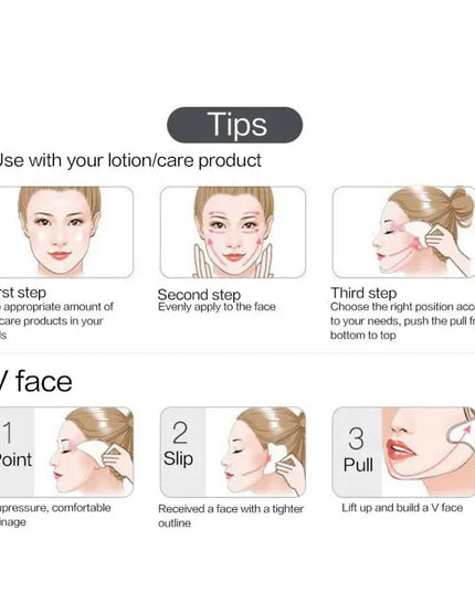 Natural Stone Jade Gouache Scraper Rose Quartz Facial Gua Sha Tools Neck Massager for Face Lifting Wrinkle Remover Beauty Health