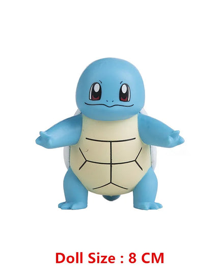 Pokemon 4-13Cm New Cartoons Movie Anime Figure Pikachu Mewtwo Charmander Blastoise Gurado Pet Action Model Toy Gifts