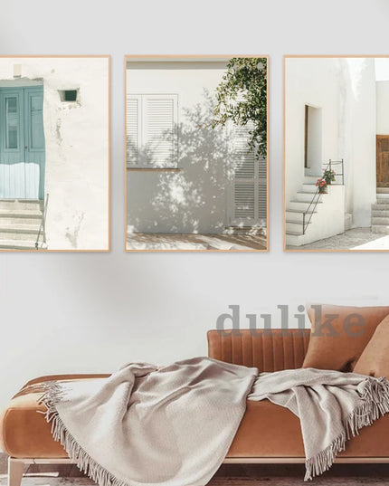 Italy Ancient Architecture Puglia Photography Posters and Prints Travel Gifts Boho Neutral Wall Pictures Canvas Painting Decor