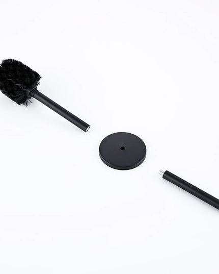 Black Stainless Steel Wall-Mounted Bathroom Accessories Toilet Brush