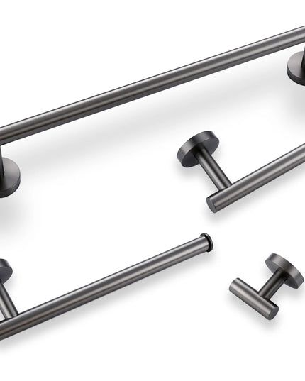 Bagnolux Stainless Steel Gun Gray Black Polished Chrome Brushed Gold Hanger Hook Towel Bar Paper Holder Bathroom Accessories