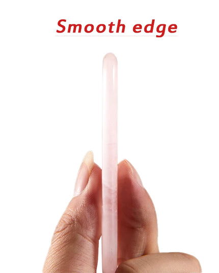 Natural Stone Jade Gouache Scraper Rose Quartz Facial Gua Sha Tools Neck Massager for Face Lifting Wrinkle Remover Beauty Health