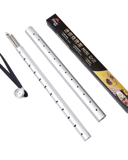 New Arrive Mini Pocket BBQ Grill Portable Stainless Steel BBQ Grill Folding BBQ Grill Barbecue Accessories For Home Park Use 2