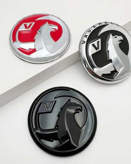 3D Metal Vauxhall Logo Car Fender Emblem Rear Tail Trunk Badge Stickers For Opel Corsa  Mokka Astra Cascada Adam Insignia Meriva