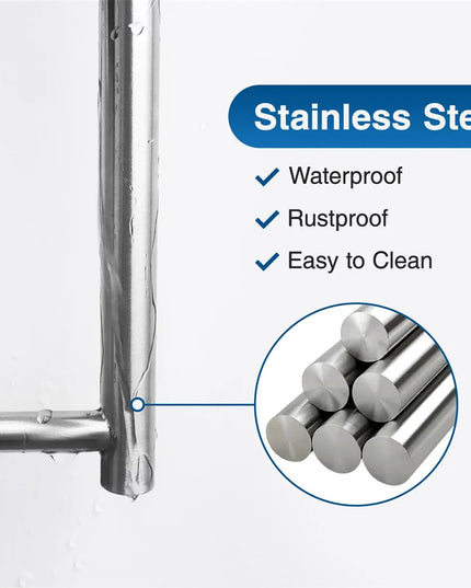 1pc Stainless SteelPaper Towel Holder for Kitchen, Adhesive Under Cabinet Paper Towel Roll Rack for Bathroom Towel