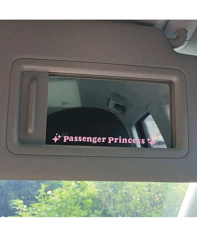 2pcs Mirror Decoration Sticker Passenger Princess Star Mirror Decal Sticker Rearview Mirror Car Vinyl Decoration Funny Car Decal