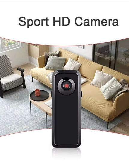 Portable Mini HD DV Camera Body Camcorder Mount Video Recorder Nanny Security Cam Sports DVR Webcam for Home Office Security