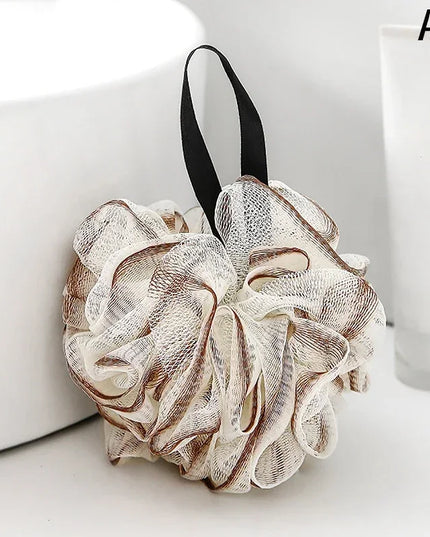 Large sized shower ball does not disperse, scrubbing, ultra soft skincare, foaming, lace bathroom shower, shower flower