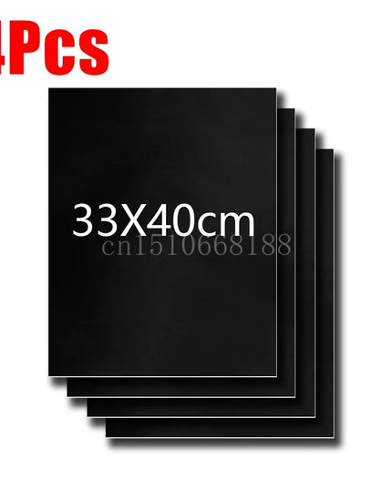 1-6Pcs BBQ Grill Mat Non-stick Mat Heat Resistant Grill Mat Outdoor Baking Reusable Barbecue Party Mat 40x50cm 33x40cm