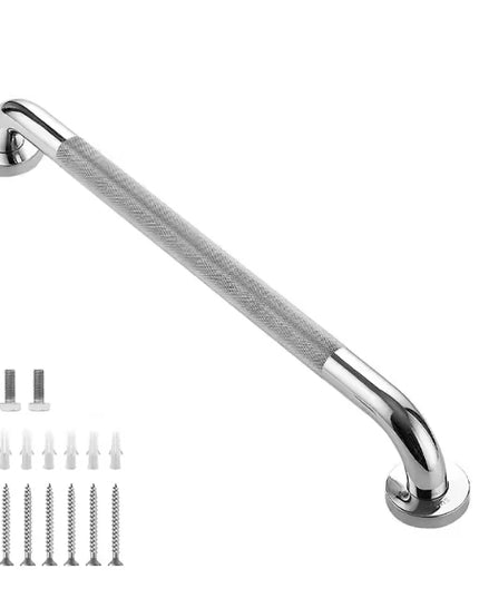 Bathroom Tub Toilet Handrail Grab Bar Stainless Steel 300/400/500Mm Anti Slip Shower Safety Support Handle Towel Rack