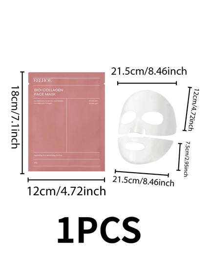 Bio Collagen Face Mask Shrink Pores Deep Hydrating Overnight Mask Moisturizing Refreshing Brightening Face Skin Care