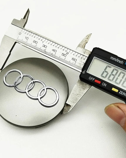 4pcs 60mm 61mm 68mm 69mm 77mm Car Wheel Center Hub Caps For Audi A3 A4 A5 A6 A7 Q3 Q4 Q5 Q7 S3 S4 S5 S6 S7 RS3 RS5 Accessories