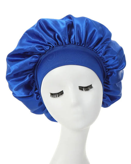 Hair Bonnet For Sleeping Women Wide Brim Sleep Cap Hair Bonnet For Curly Hair Showercap Children Men