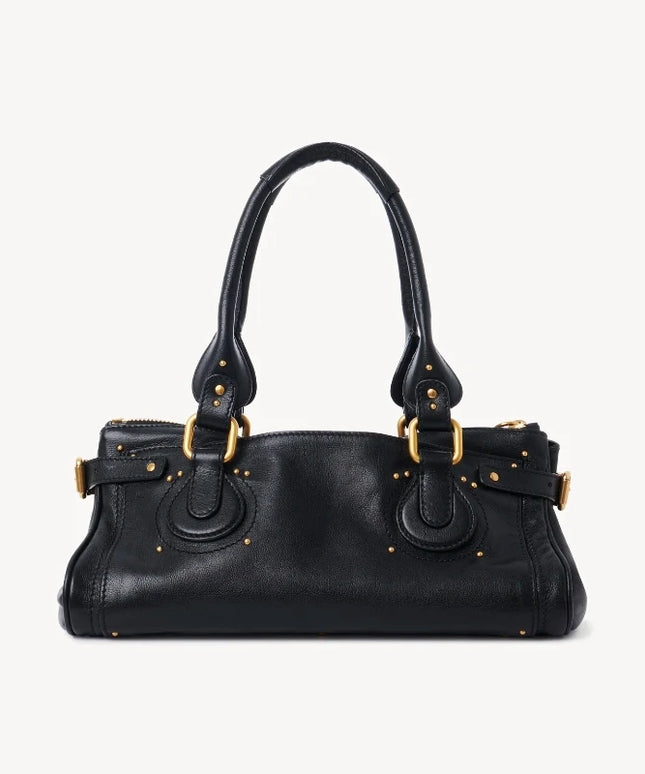 PADDINGTON BAG, Women's Uni Bag, Fashionable Top Handle Tote Bag with Golden Lock, Luxury Design Shoulder Handbags for Ladies