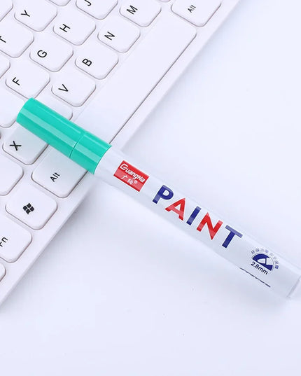 Car Paint Pen Waterproof Car Wheel Tire Oily Painting Mark Pen Auto Rubber Tyre Tread CD Metal Permanent Paint Marker