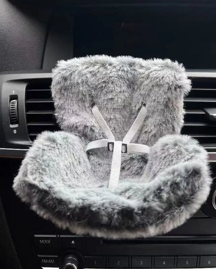 15-17cm Car Doll Seat Safety Seat Cute Doll Air Outlet Decoration High-grade Car Interior Decoration